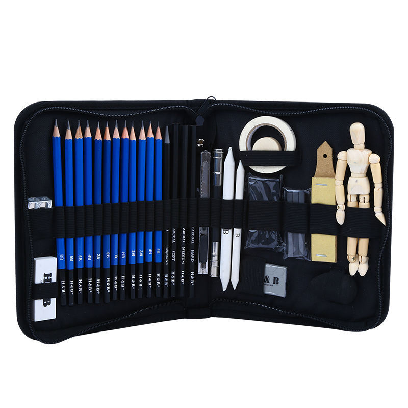 Set de Dibujo Profesional - 33 Piezas