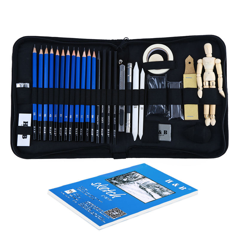 Set de Dibujo Profesional - 33 Piezas