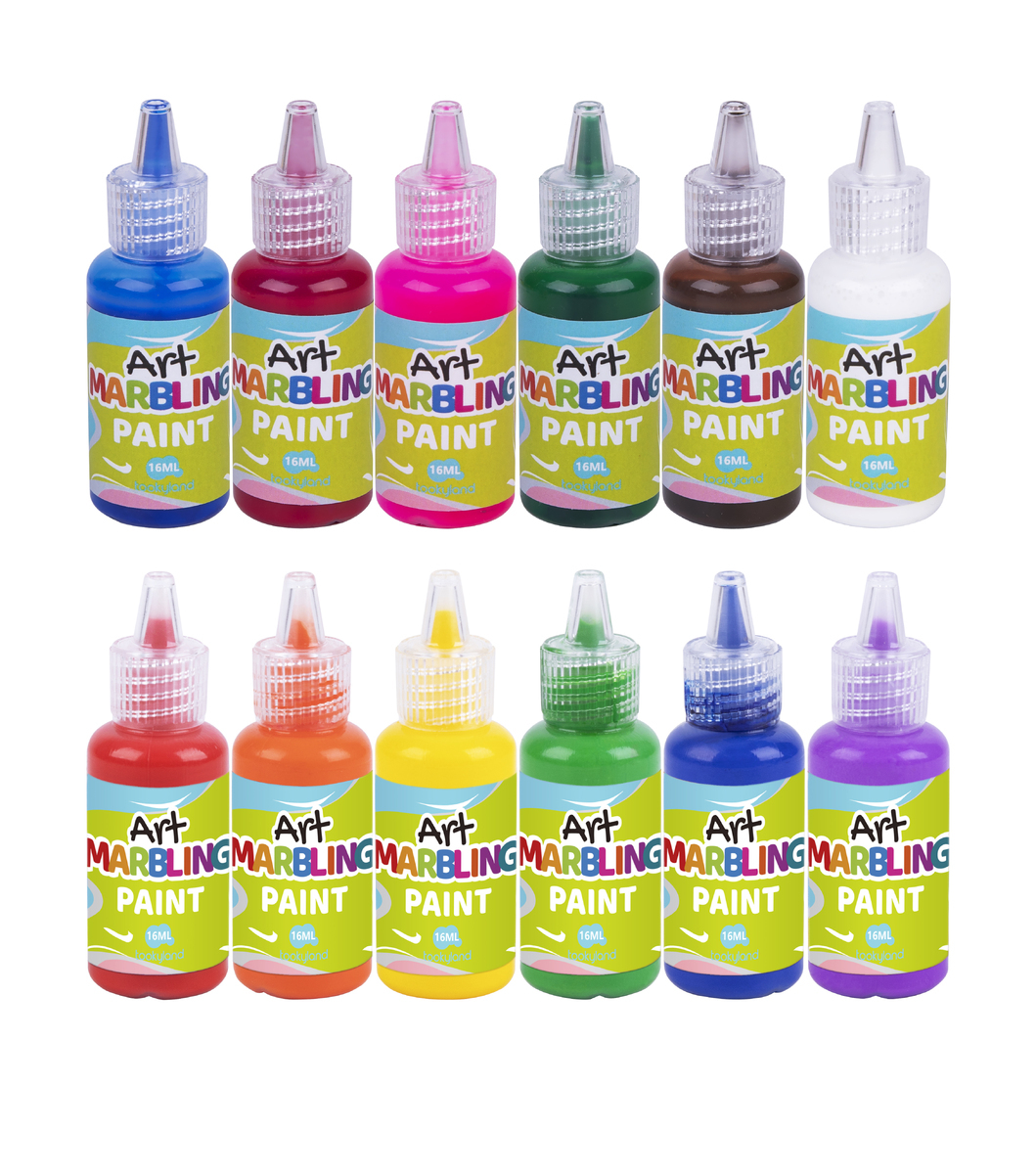 Set Pintura Marmoleada - 12 Colores
