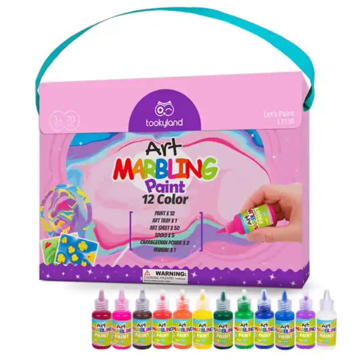 Set Pintura Marmoleada - 12 Colores