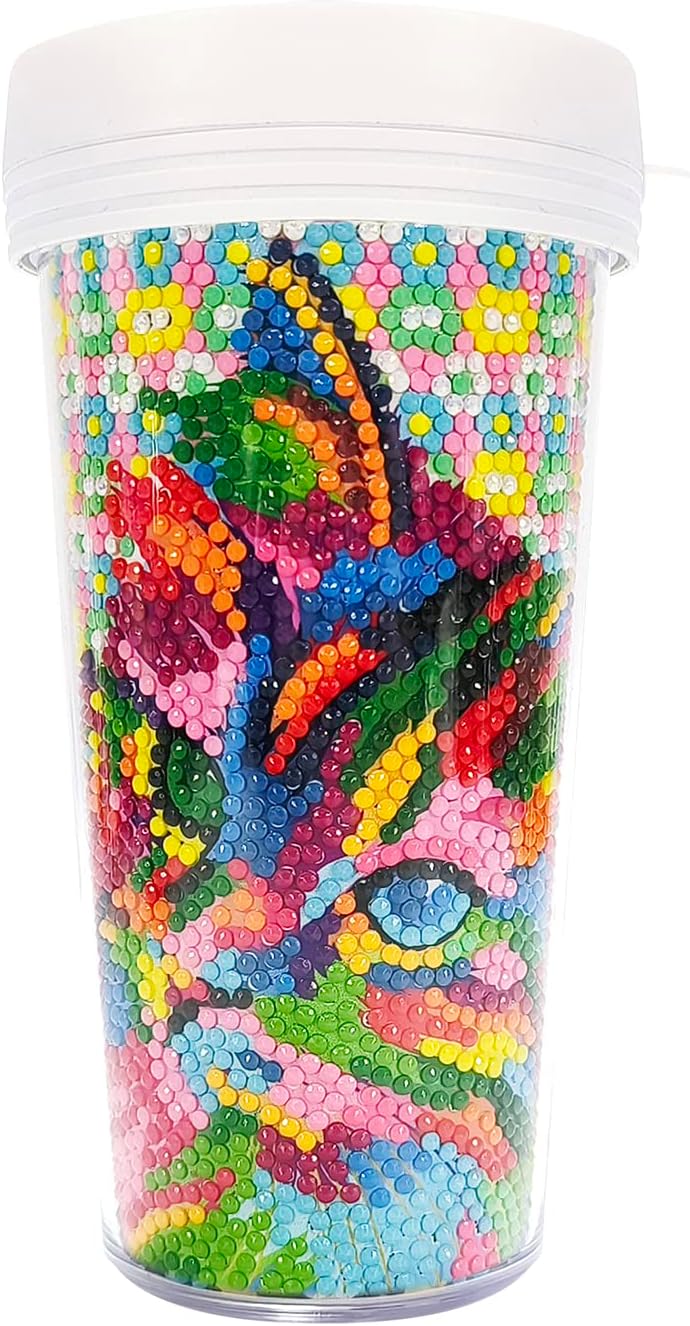 Vaso Pintura Diamante 470ml