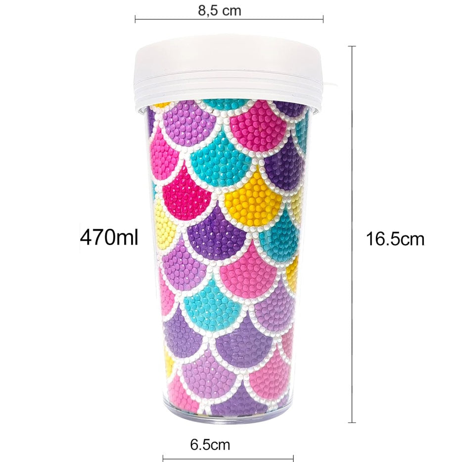 Vaso Pintura Diamante 470ml