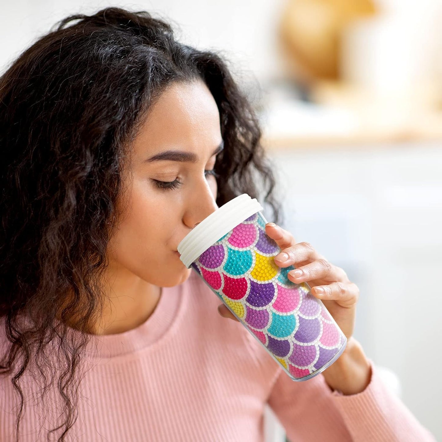 Vaso Pintura Diamante 470ml