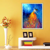 Bailarina Color (30x40) - Pintura Diamante Redondo