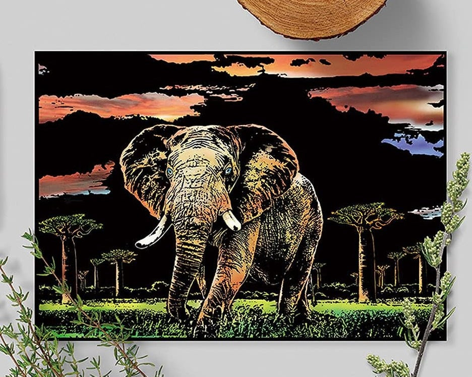 Kit Scratch Elefante