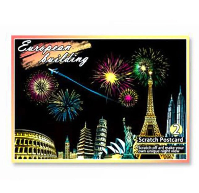 Kit Scratch Postales Edificios de Europa