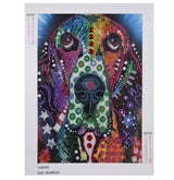 Perro (30x40) - Pintura Diamante Llenado Parcial