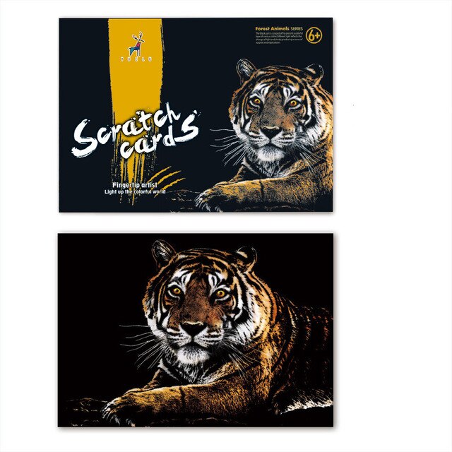 Kit Scratch Tigre