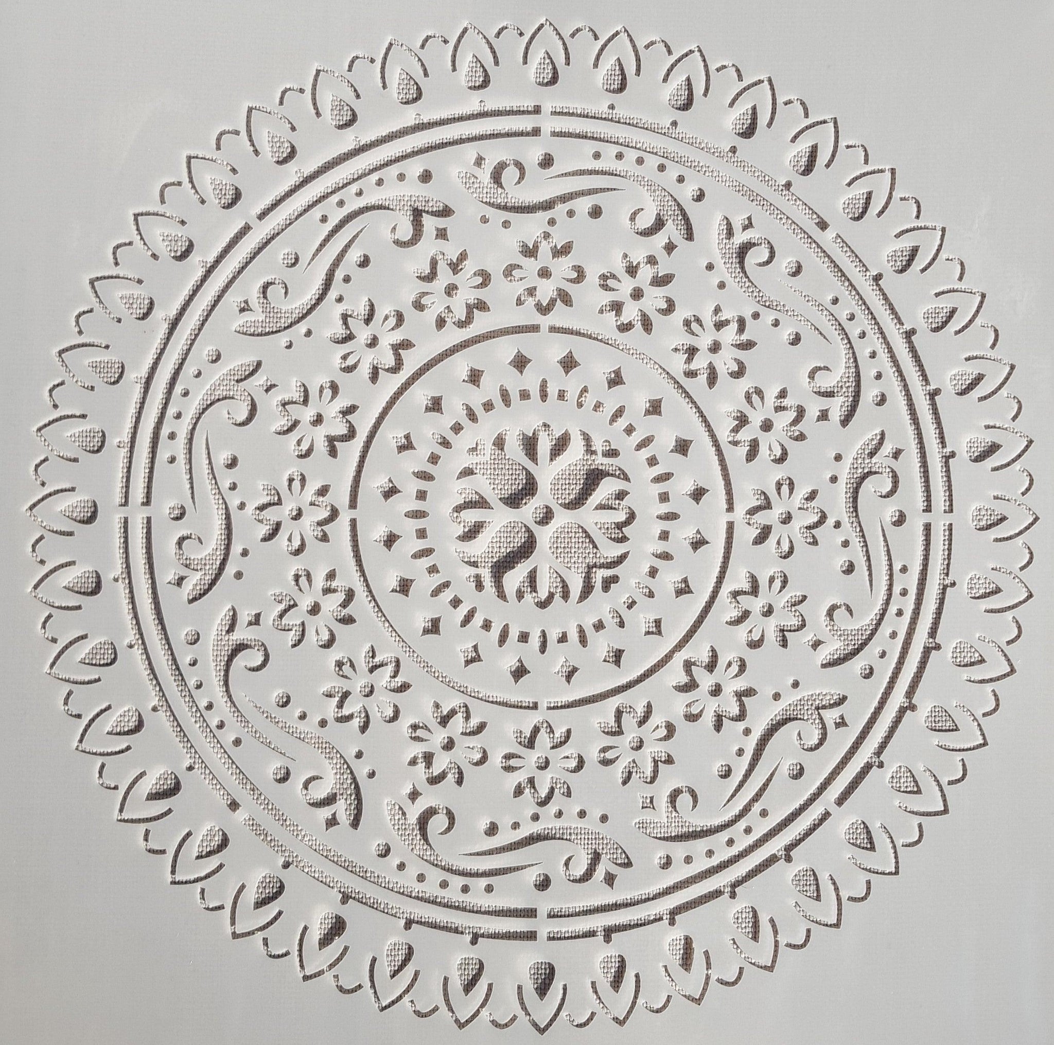 Manualidades Plantillas Mandala - 9 unidades - Colores, mandala, Manualidades, Pintura, Plantillas, Puntillismo, stencils 