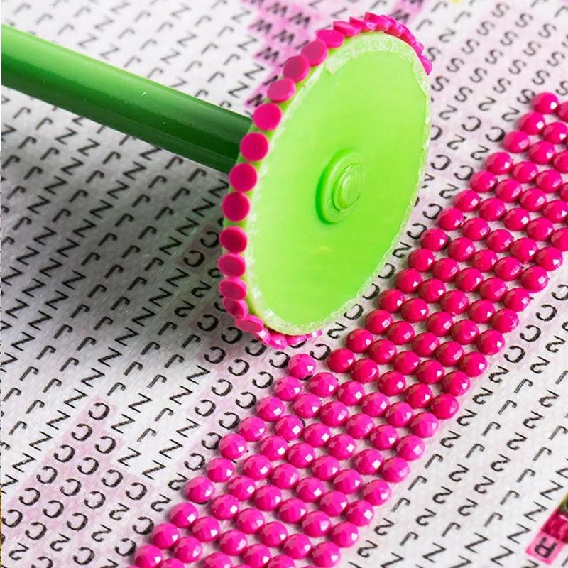 Pinturas con Diamantes Set de 3 Rodillos para Diamantes - accesorio diamantes, almacenamiento diamantes, arte diamante, bordado, bordado diamantes, diamantes, diamond painting, lapices, lapiz 