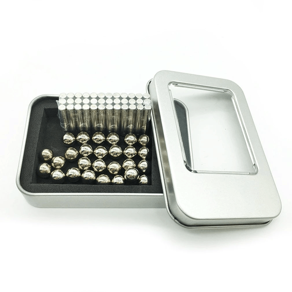 Juegos Magnéticos Set Barritas Magnéticas y Bolas de Acero - barras magnéticas, barras magnéticas plateadas, barritas imantadas, barritas magnéticas, Bloques de Construcción, bolas de acero, bolitas de acero, imanes, imanes de neodimio, juegos magnéticos, Niños, palitos magnéticos, palos magnéticos, varillas magnéticas, varitas magnéticas 