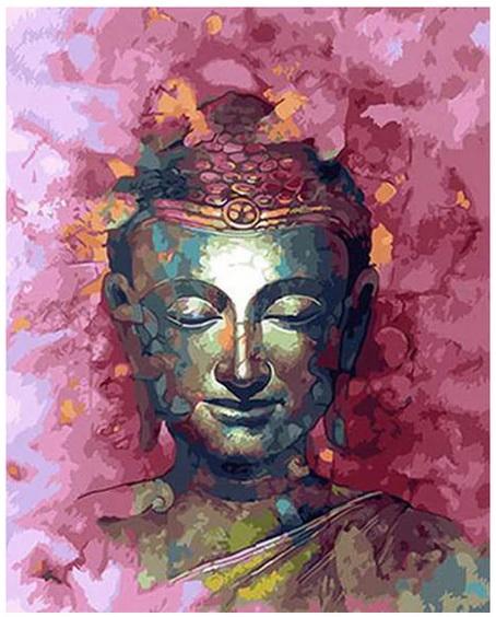 Pinturas con Números Buda - Pintura Por Número (40x50) - Buda, number painting, Paint By Numbers, Personajes, Pintura con Número 