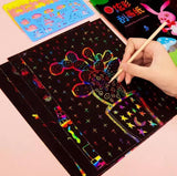 Manualidades Set 50 Hojas Para Raspar - animales, entretencion, hojas para raspar, infantil, láminas raspables, Manualidades, Niños, pajaros, rasca, raspa, scratch, scratch art, set papel arcoíris para rascar, set tarjetas raspables, tarjetas de papel artístico, tarjetas para rascar, tarjetas para raspar, tarjetas raspables 