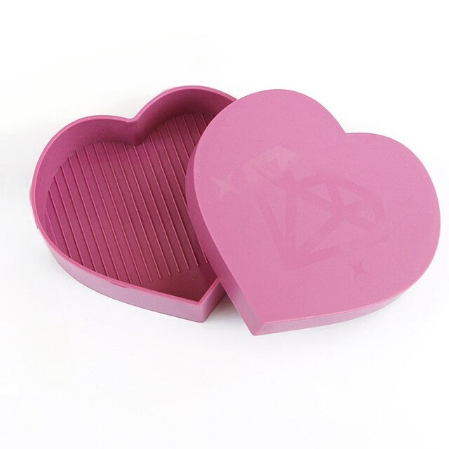 Set Bandeja Corazón de Diamantes