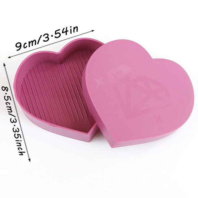 Set Bandeja Corazón de Diamantes