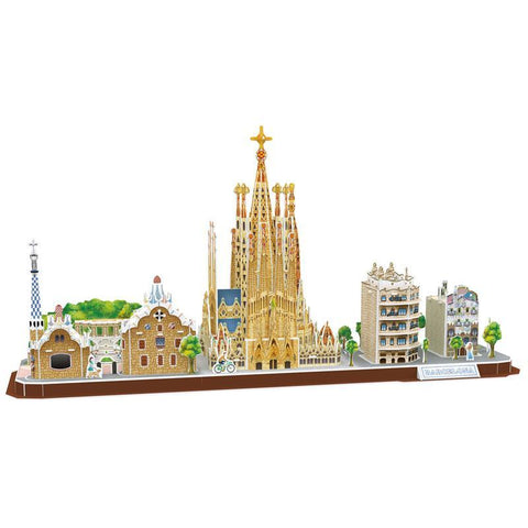 Puzzle 3d Puzzles 3d CubicFun - CityLine 🏙️ Barcelona 🏙️ - Barcelona, CityLine, CubicFun, DIY, maqueta ciudades, modelo a escala, puzzle, puzzle 3d, puzzle madera, puzzle3d, Puzzles 3D, Puzzles 3D Chile 