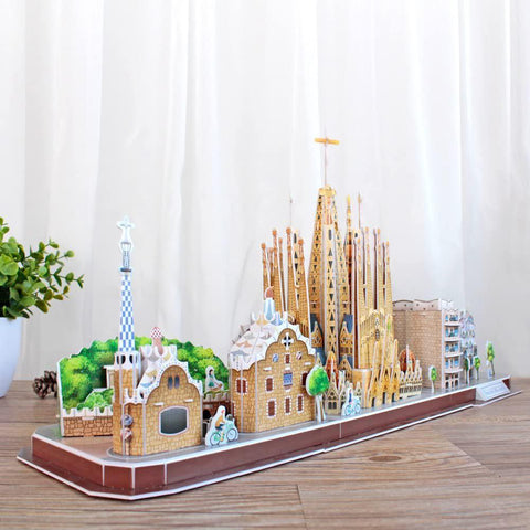 Puzzle 3d Puzzles 3d CubicFun - CityLine 🏙️ Barcelona 🏙️ - Barcelona, CityLine, CubicFun, DIY, maqueta ciudades, modelo a escala, puzzle, puzzle 3d, puzzle madera, puzzle3d, Puzzles 3D, Puzzles 3D Chile 