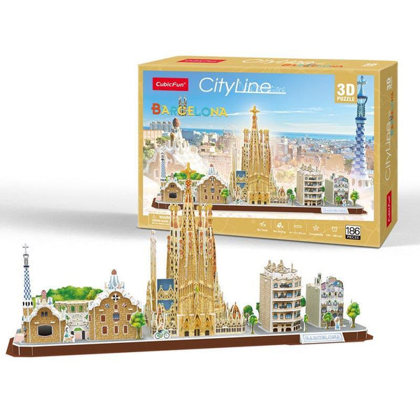 Puzzle 3d Puzzles 3d CubicFun - CityLine 🏙️ Barcelona 🏙️ - Barcelona, CityLine, CubicFun, DIY, maqueta ciudades, modelo a escala, puzzle, puzzle 3d, puzzle madera, puzzle3d, Puzzles 3D, Puzzles 3D Chile 