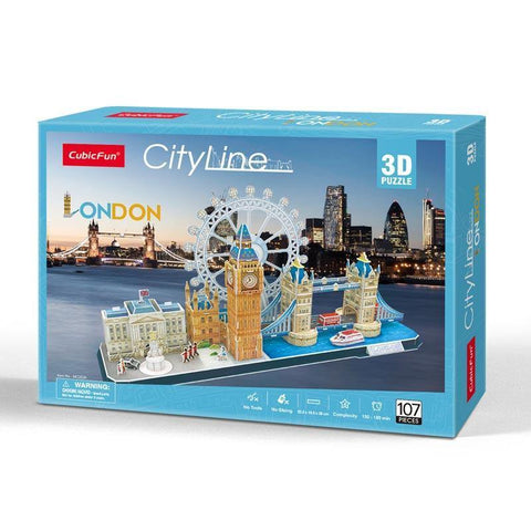 Puzzle 3d Puzzles 3d CubicFun - CityLine 🏙 Londres 🏙 - CityLine, CubicFun, DIY, London, Londres, maqueta ciudades, modelo a escala, puzzle, puzzle 3d, puzzle madera, puzzle3d, Puzzles 3D Chile 