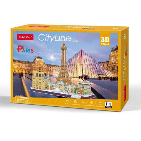 Puzzle 3d Puzzles 3d CubicFun - CityLine 🌆 París 🌆 - CityLine, CubicFun, DIY, maqueta ciudades, modelo a escala, París, puzzle, puzzle 3d, puzzle madera, puzzle3d, Puzzles 3D, Puzzles 3D Chile 