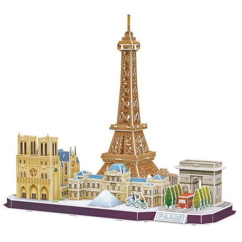 Puzzle 3d Puzzles 3d CubicFun - CityLine 🌆 París 🌆 - CityLine, CubicFun, DIY, maqueta ciudades, modelo a escala, París, puzzle, puzzle 3d, puzzle madera, puzzle3d, Puzzles 3D, Puzzles 3D Chile 