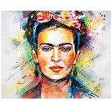 Pinturas con Diamantes Frida Kahlo (50x40) - Pintura Diamante Cuadrado XL - diamante  cuadrado, diamond painting, Frida, Frida Kahlo, mostacilla cuadrada, mujeres, Personajes, pintura diamante, xl 
