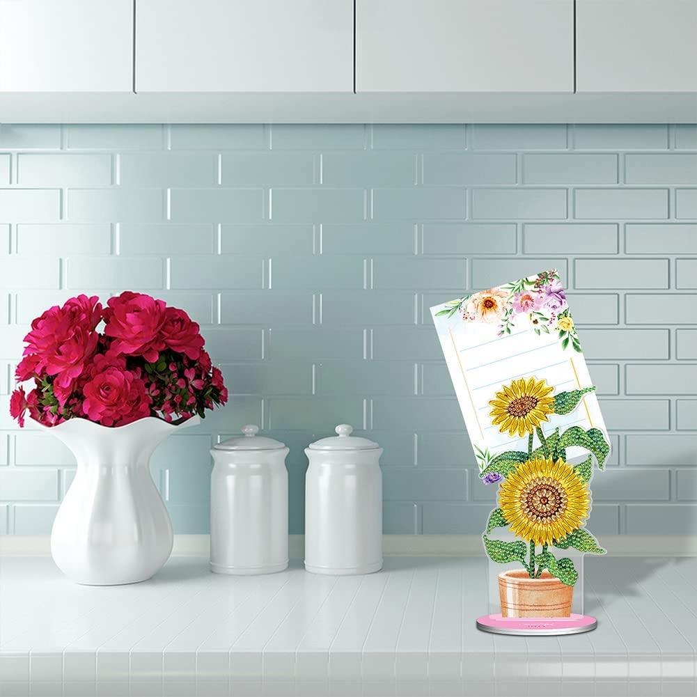 Pinturas con Diamantes Guardanotas Girasoles Diamond Painting - 3D, arte, bordado diamante, diamond painting, Girasoles, Manualidades, Niños, pintura diamante 