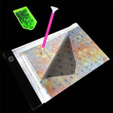 Pinturas con Diamantes Mesa de Luz LED - accesorio diamantes, almohadilla, diamond painting, lampara, led, luz, mesa, pintura diamante, tablero de luz 