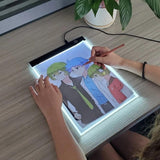 Pinturas con Diamantes Mesa de Luz LED - accesorio diamantes, almohadilla, diamond painting, lampara, led, luz, mesa, pintura diamante, tablero de luz 