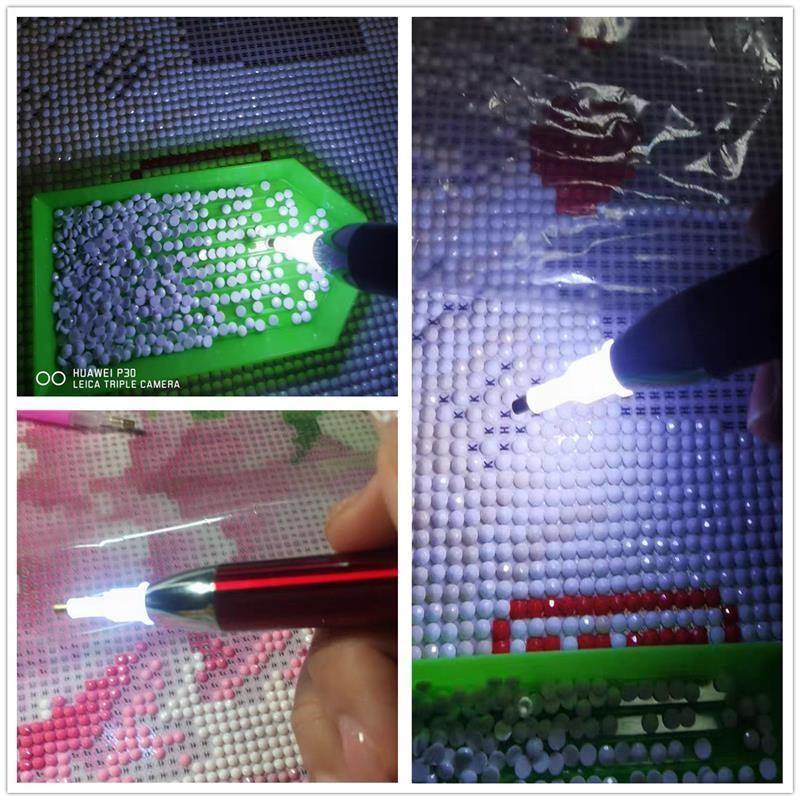 Pinturas con Diamantes Lápiz para Diamantes con luz - accesorio diamantes, accesorios, lapiz, led, luz 