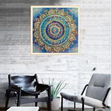 Pinturas con Diamantes Mandala Persa (30x30) - Pintura Diamante Llenado Parcial - bordado diamante, diamante  cuadrado, diamond painting, llenado parcial, MANDALA, Mandalas, mosaico diamante, PERSA, pintura diamante 