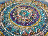 Pinturas con Diamantes Mandala Persa (30x30) - Pintura Diamante Llenado Parcial - bordado diamante, diamante  cuadrado, diamond painting, llenado parcial, MANDALA, Mandalas, mosaico diamante, PERSA, pintura diamante 