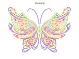 Pinturas con Diamantes Mariposa (40x30) - Pintura Diamante Llenado Parcial - bordado diamante, diamante  cuadrado, diamond painting, llenado parcial, MARIPOSA, mosaico diamante, pintura diamante 