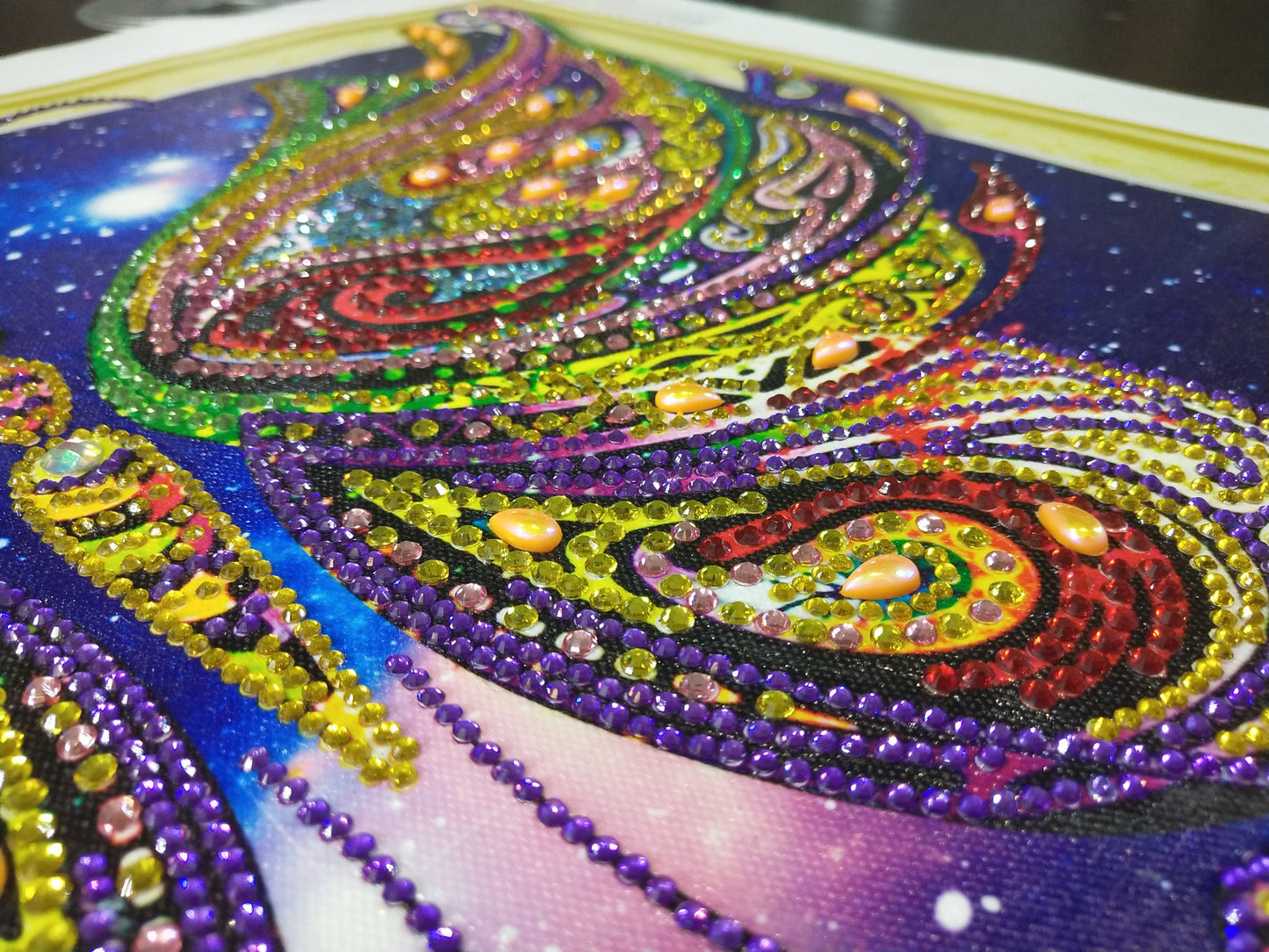 Pinturas con Diamantes Mariposa (40x30) - Pintura Diamante Llenado Parcial - bordado diamante, diamante  cuadrado, diamond painting, llenado parcial, MARIPOSA, mosaico diamante, pintura diamante 