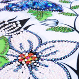 Pinturas con Diamantes Flores y Mariposas (40x30) - Pintura Diamante Llenado Parcial - bordado diamante, diamante  cuadrado, diamond painting, FLORES, llenado parcial, MARIPOSA, mosaico diamante, pintura diamante, PRIMAVERA 