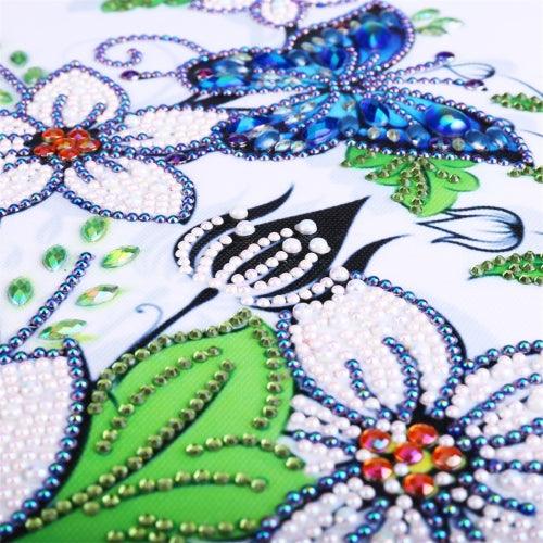 Pinturas con Diamantes Flores y Mariposas (40x30) - Pintura Diamante Llenado Parcial - bordado diamante, diamante  cuadrado, diamond painting, FLORES, llenado parcial, MARIPOSA, mosaico diamante, pintura diamante, PRIMAVERA 