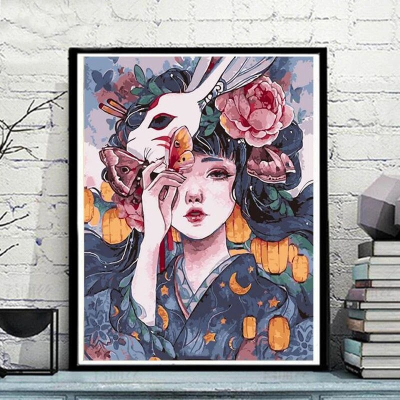 Japonesa - Pintura Por Número (40x50)