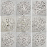 Manualidades Plantillas Mandala - 9 unidades - Colores, mandala, Manualidades, Pintura, Plantillas, Puntillismo, stencils 