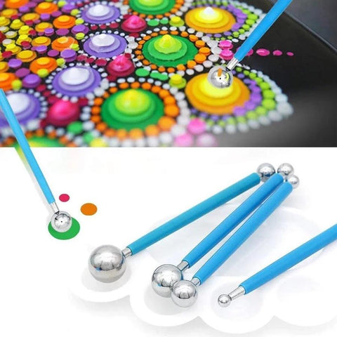Manualidades Kit de Puntillismo Completo - Colores, Mandalas, Manualidades, Pintura, Plantillas, Puntillismo, Puntos, Rocas, stencils, Uñas 