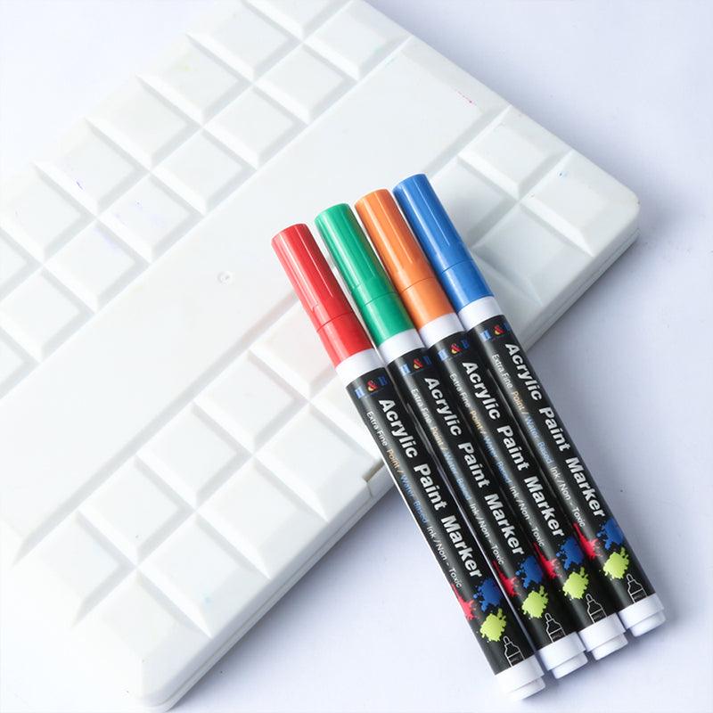 Manualidades Set de 18 Lápices Acrílicos de Colores - Punta Extra Fina - acrilico, arte, lapices, lapices acrílicos, Manualidades, marcadores, marcadores acrílicos, Niños, pintura 