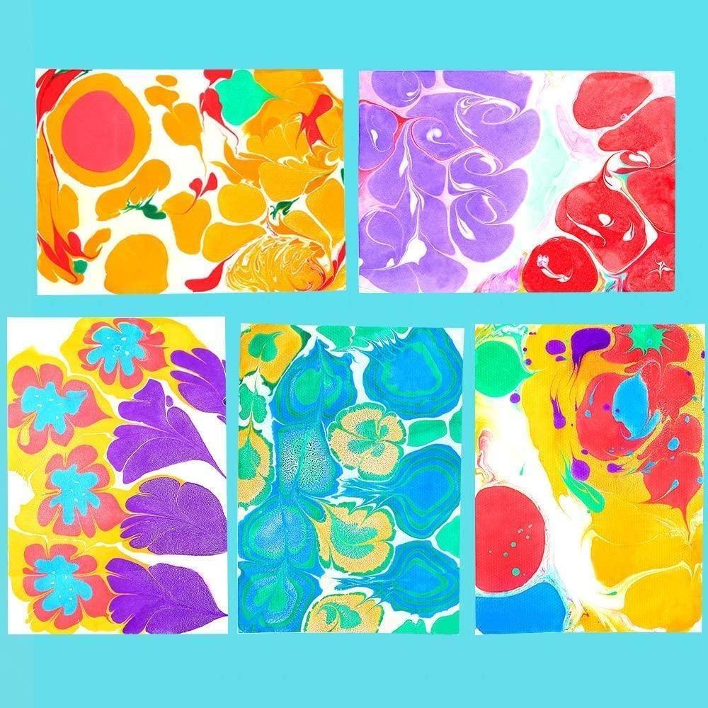 Manualidades Set Pintura Marmoleada - 12 Colores - arte marmoleado, JA92606, Manualidades, marbling painting, Niños, no toxico, pintura, pintura en agua, pintura marmolada, pintura marmoleada, set pintura 
