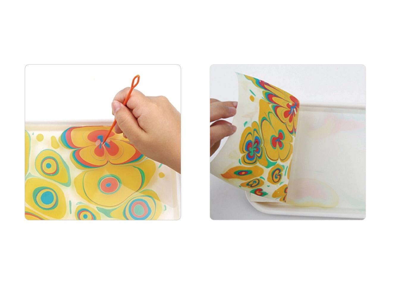 Manualidades Set Pintura Marmoleada - 12 Colores - arte marmoleado, JA92606, Manualidades, marbling painting, Niños, no toxico, pintura, pintura en agua, pintura marmolada, pintura marmoleada, set pintura 