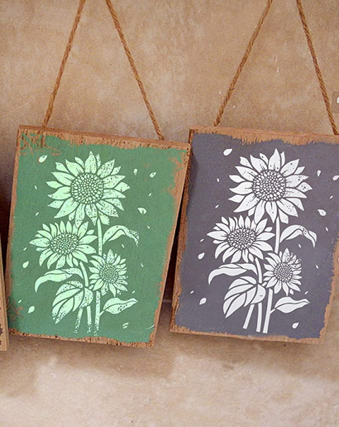 Plantilla Girasoles