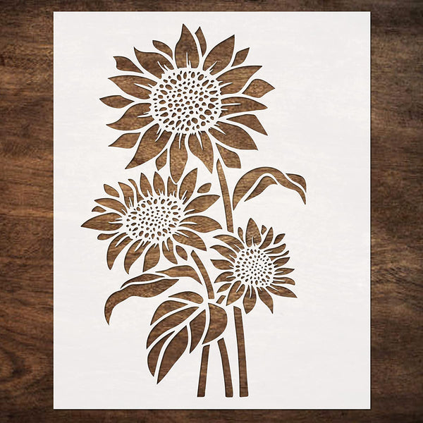 Plantilla Girasoles