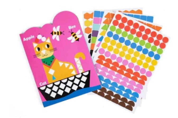 Manualidades Libro Stickers Animales+ 500 Pegatinas - infantil, lapices, Manualidades, Niños, pegatinas, stickers 