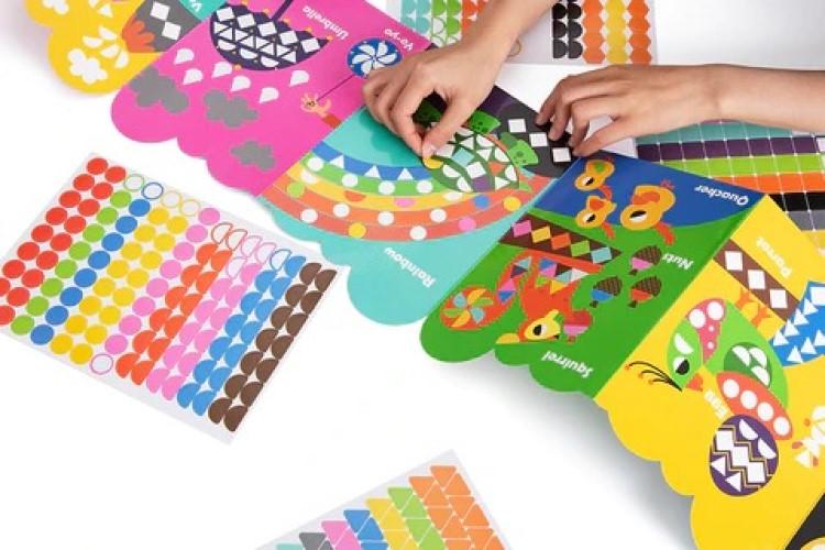 Manualidades Libro Stickers Animales+ 500 Pegatinas - infantil, lapices, Manualidades, Niños, pegatinas, stickers 