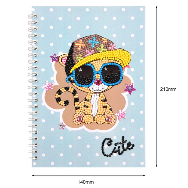 Cuaderno Infantil de Diamante con Espiral - Varios Diseños