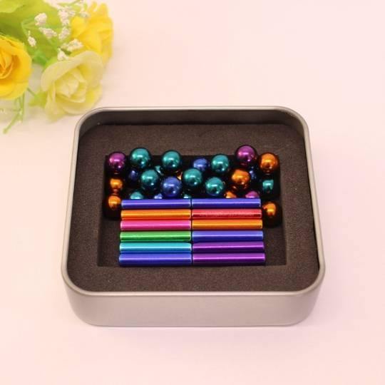 Juegos Magnéticos Set Barritas Magnéticas y Bolas de Acero - barras magnéticas, barras magnéticas plateadas, barritas imantadas, barritas magnéticas, Bloques de Construcción, bolas de acero, bolitas de acero, imanes, imanes de neodimio, juegos magnéticos, Niños, palitos magnéticos, palos magnéticos, varillas magnéticas, varitas magnéticas 