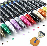 Manualidades Set de 18 Lápices Acrílicos de Colores - Punta Extra Fina - acrilico, arte, lapices, lapices acrílicos, Manualidades, marcadores, marcadores acrílicos, Niños, pintura 