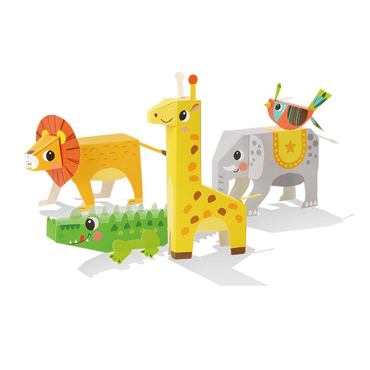 Manualidades Kit de Origami 3D (Prearmados) - Incluye 10 Animales - animales, arte, creatividad, infantil, Manualidades, Niños, origami 